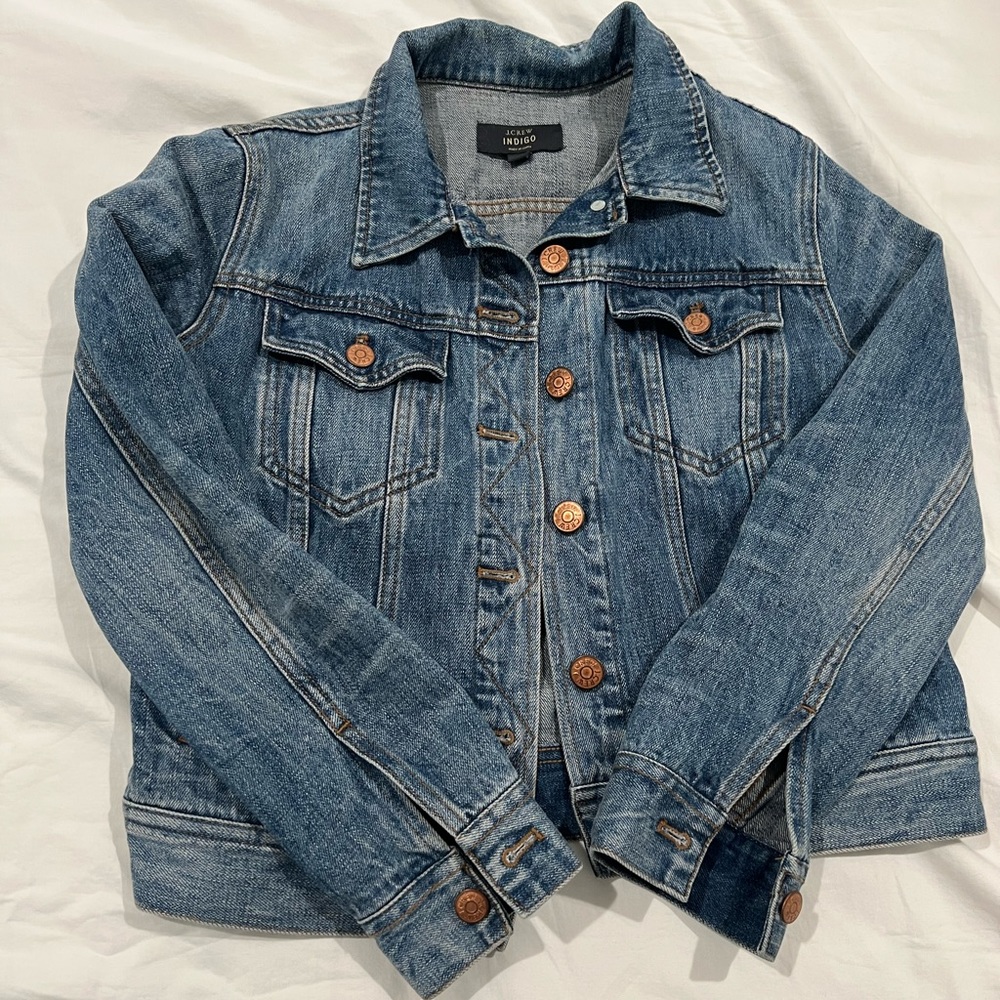 J. Crew denim jacket - indigo - small
